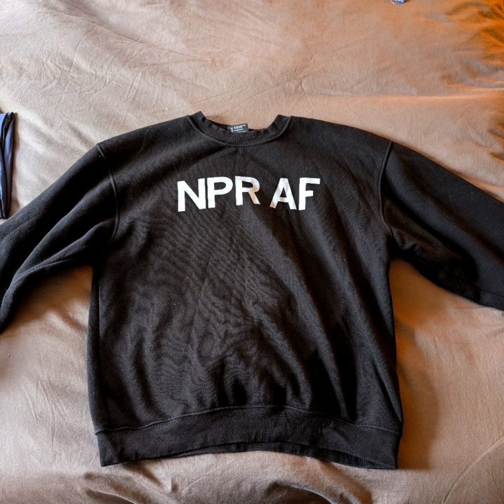 NPR AF Crew Neck Sweatshirt, XL